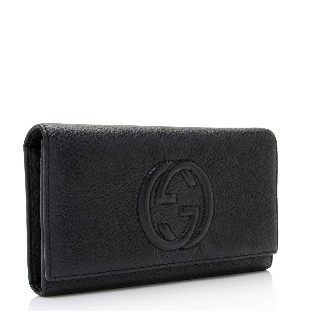 Gucci Leather Soho Continental Wallet - FINAL SALE (SHF-WW94IG)