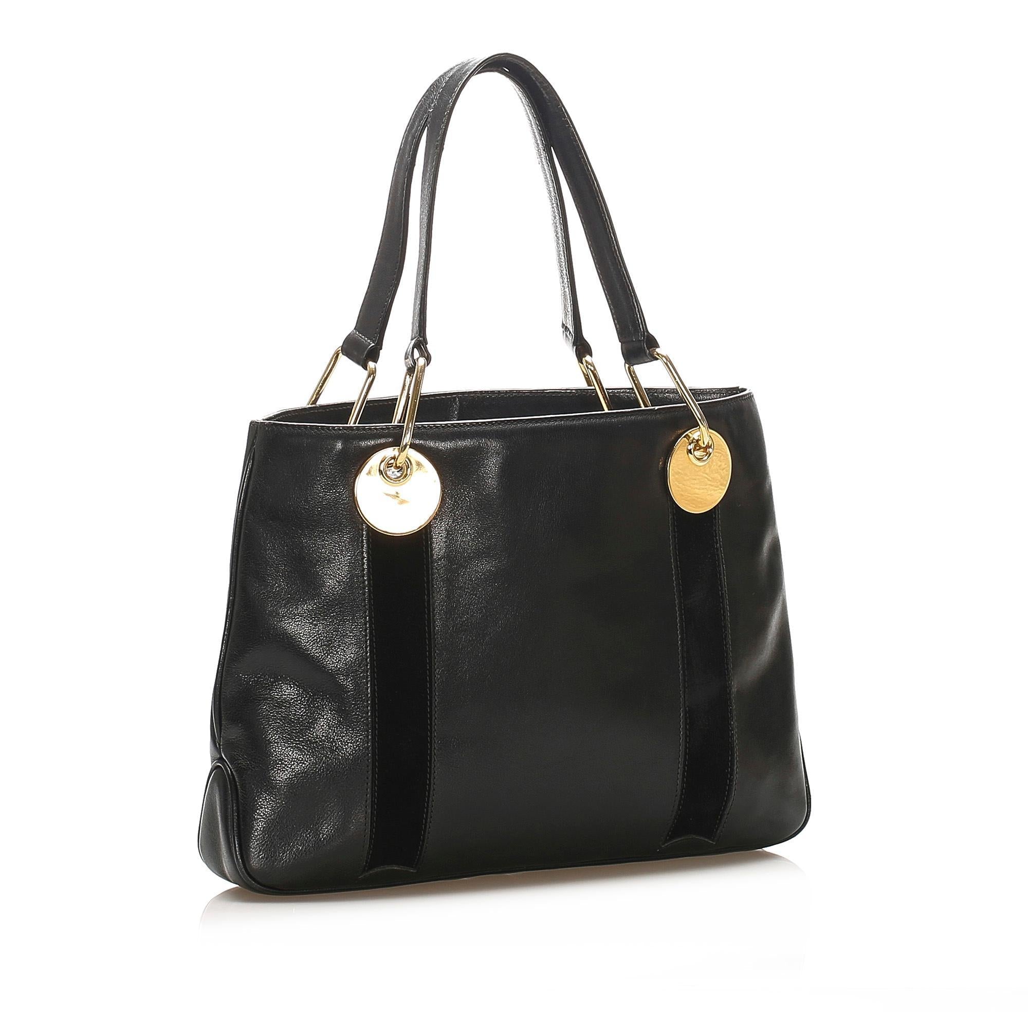 Gucci Leather Tote Bag (SHG-15196)