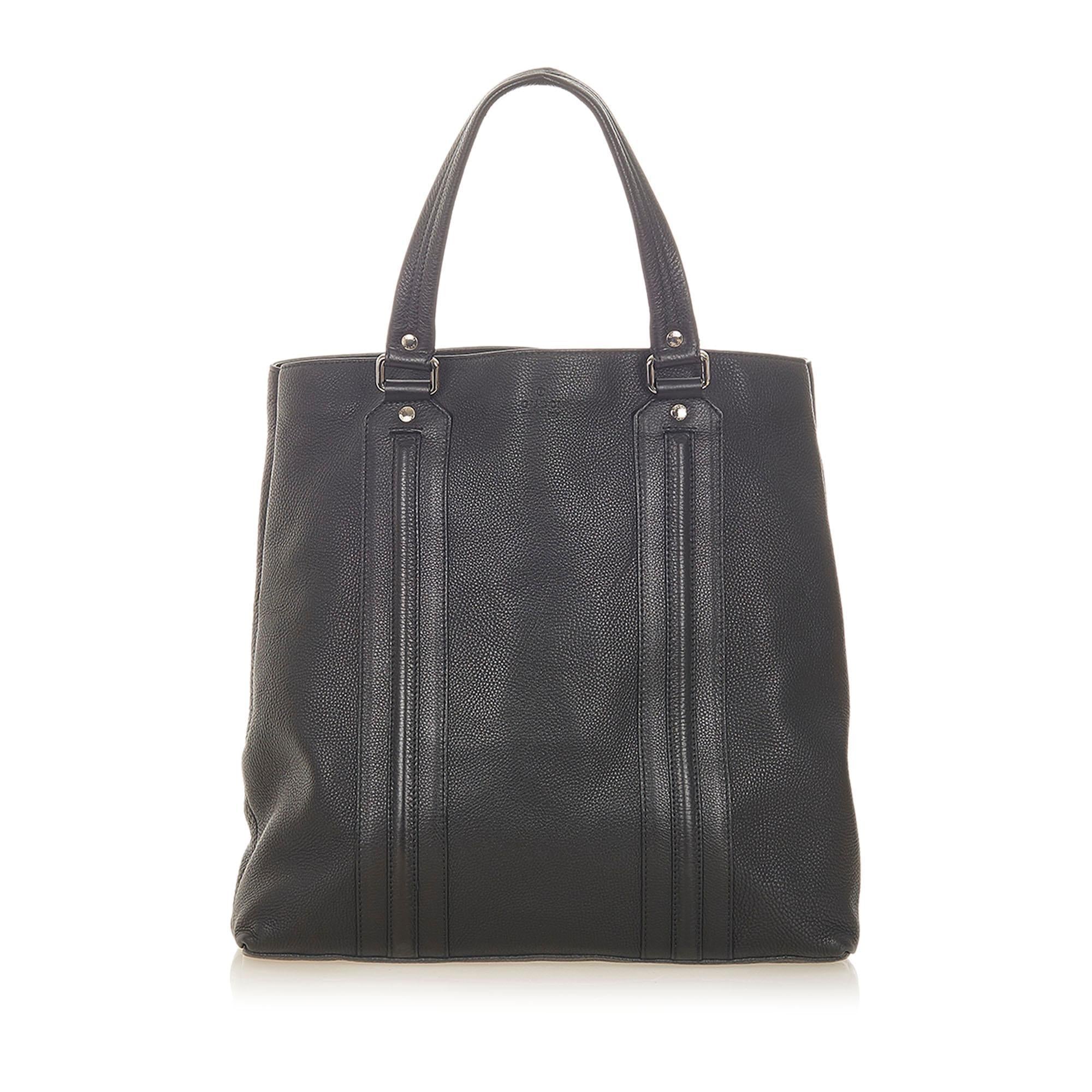 Gucci Leather Tote Bag (SHG-19028)
