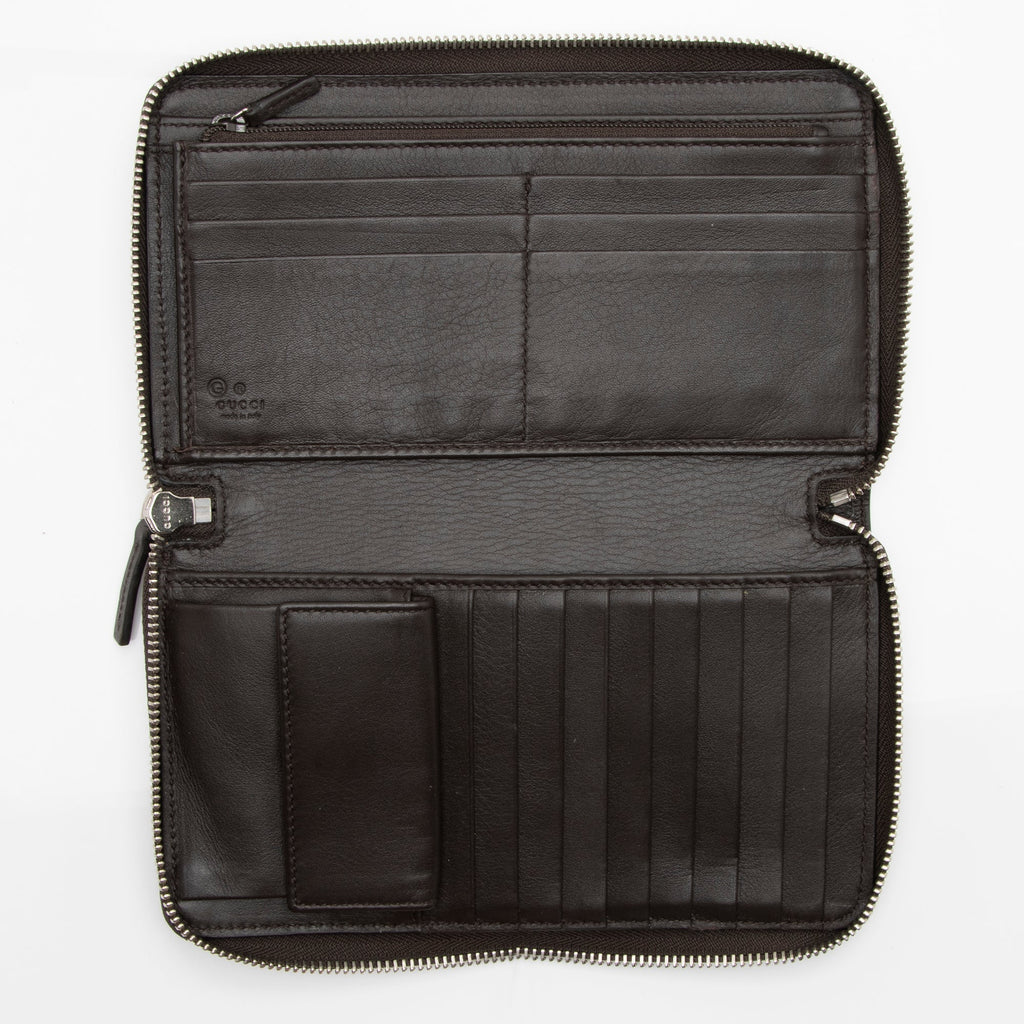 Gucci Microguccissima Leather Zip Around Large Organizer Wallet (SHF-34gpn9)