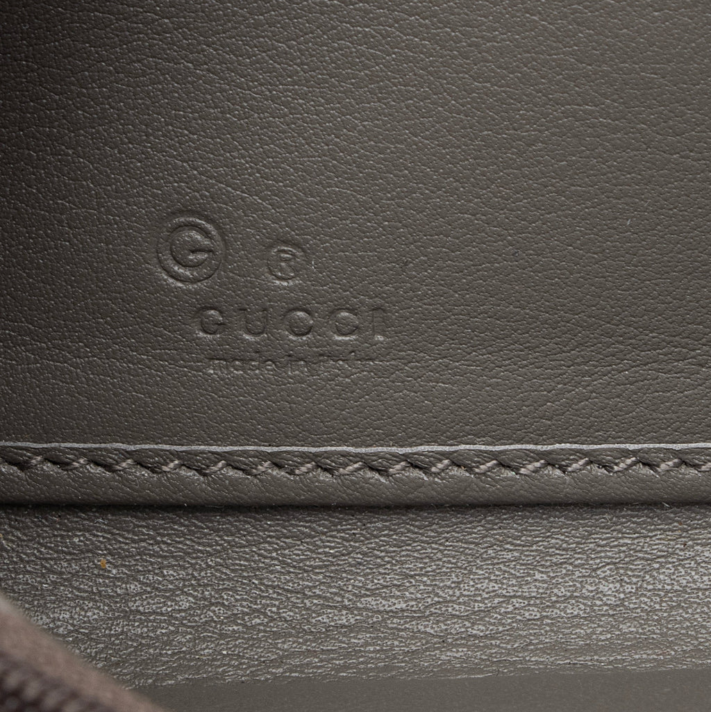 Gucci Microguccissima Leather Zip Around Wallet (SHF-23927)