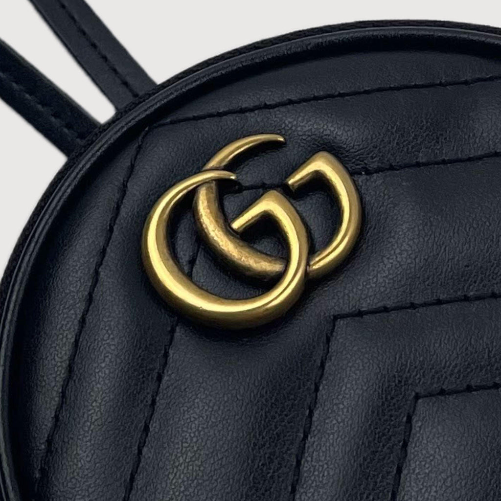 GUCCI GG Matelasse Marmont Round