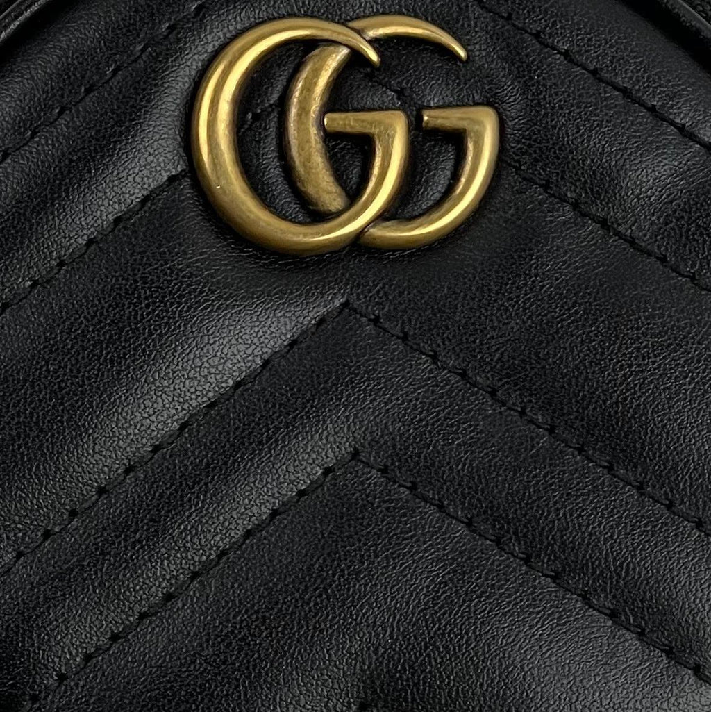 GUCCI GG Matelasse Marmont Round
