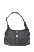 Gucci Black Canvas/Leather Jackie Shoulder Bag