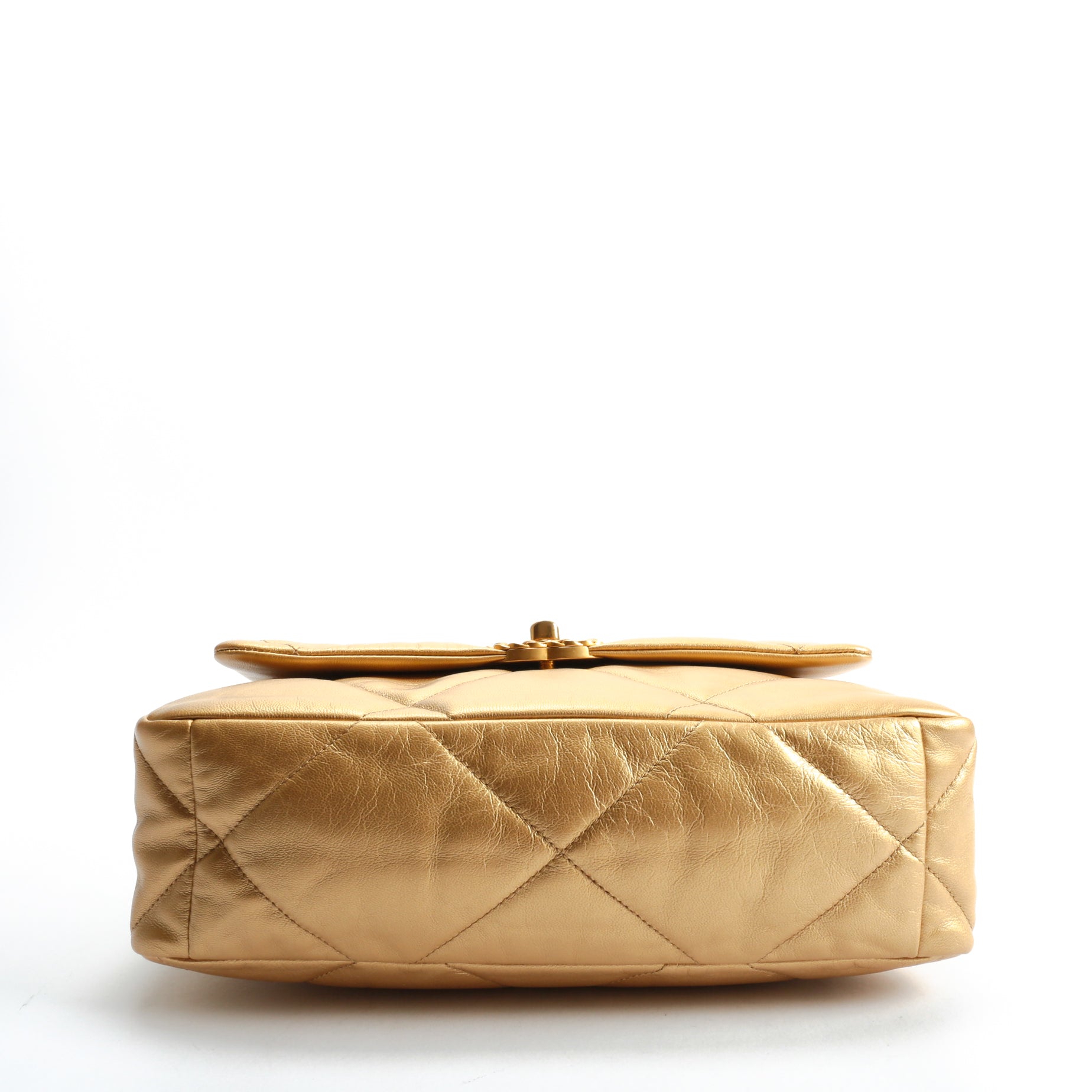 CHANEL 19 Medium Flap Gold