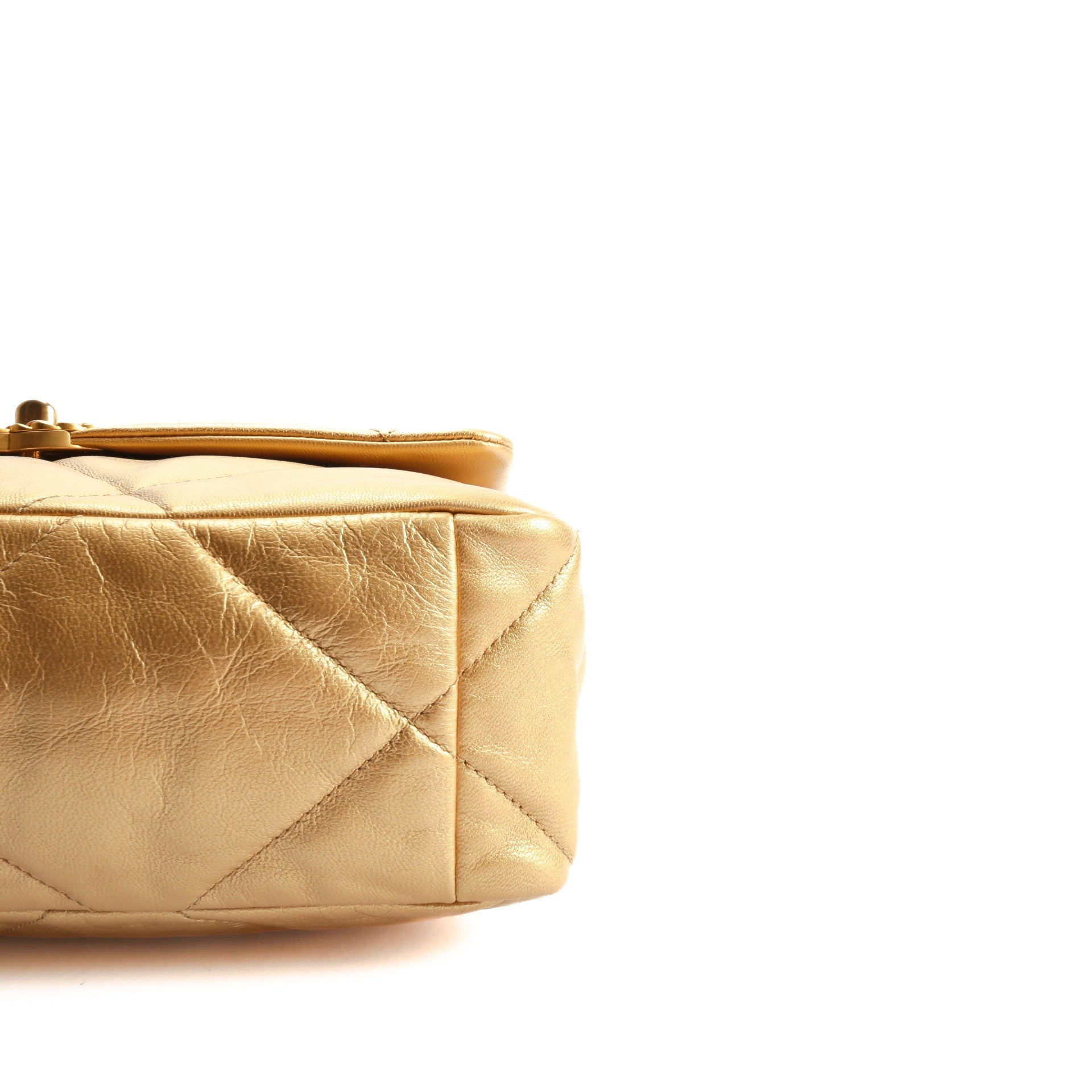 CHANEL 19 Medium Flap Gold