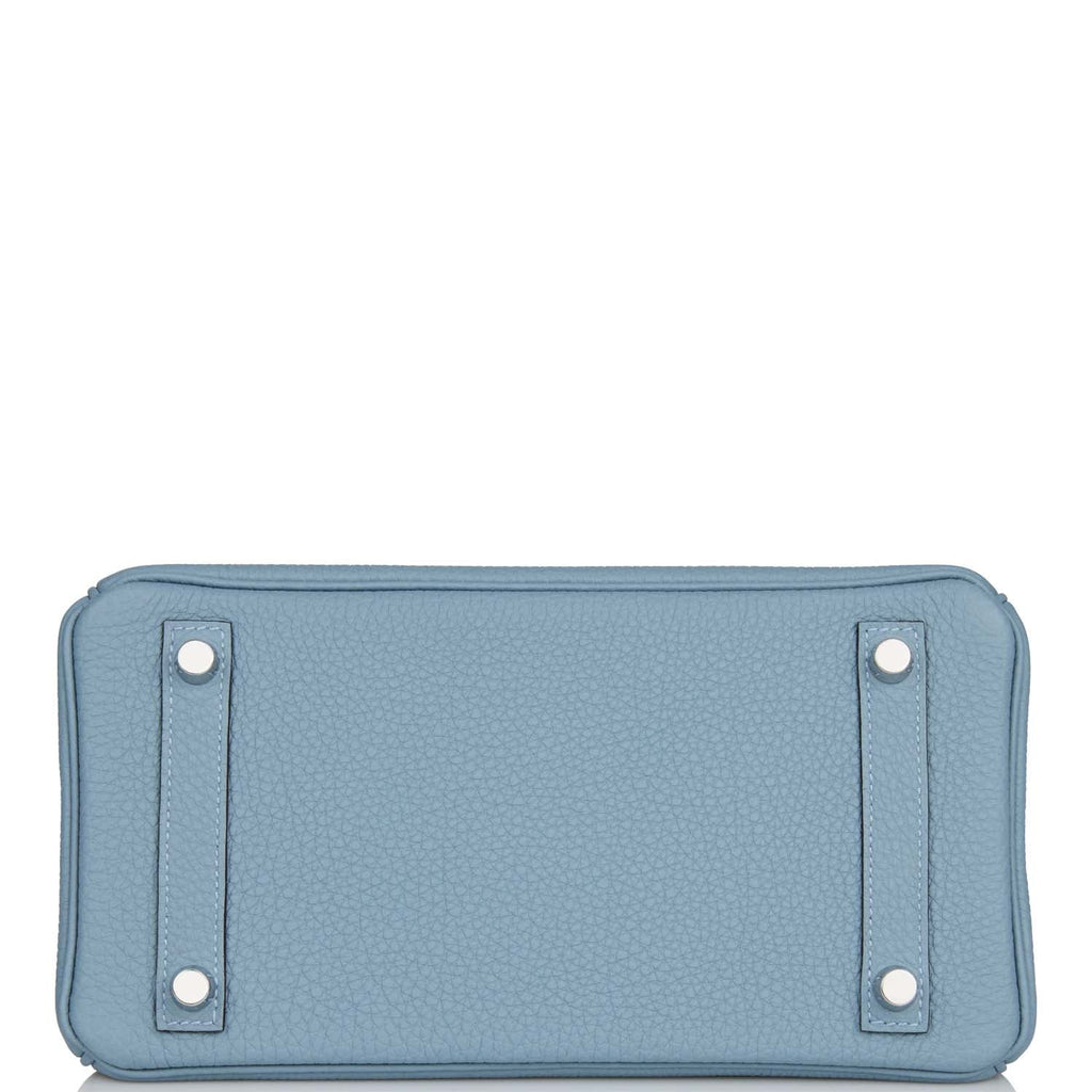 Hermes Birkin 25 Bleu Lin Verso Togo Palladium Hardware - Deposit 2 LH