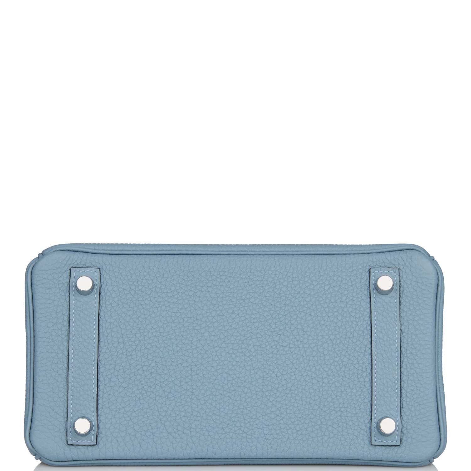 Hermes Birkin 25 Bleu Lin Verso Togo Palladium Hardware - Deposit 2 LH