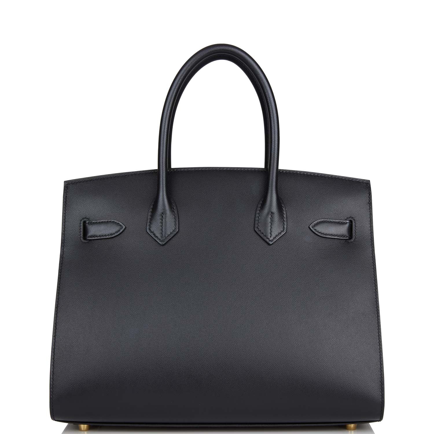 Hermes Birkin Sellier 30 Black Madame Gold Hardware