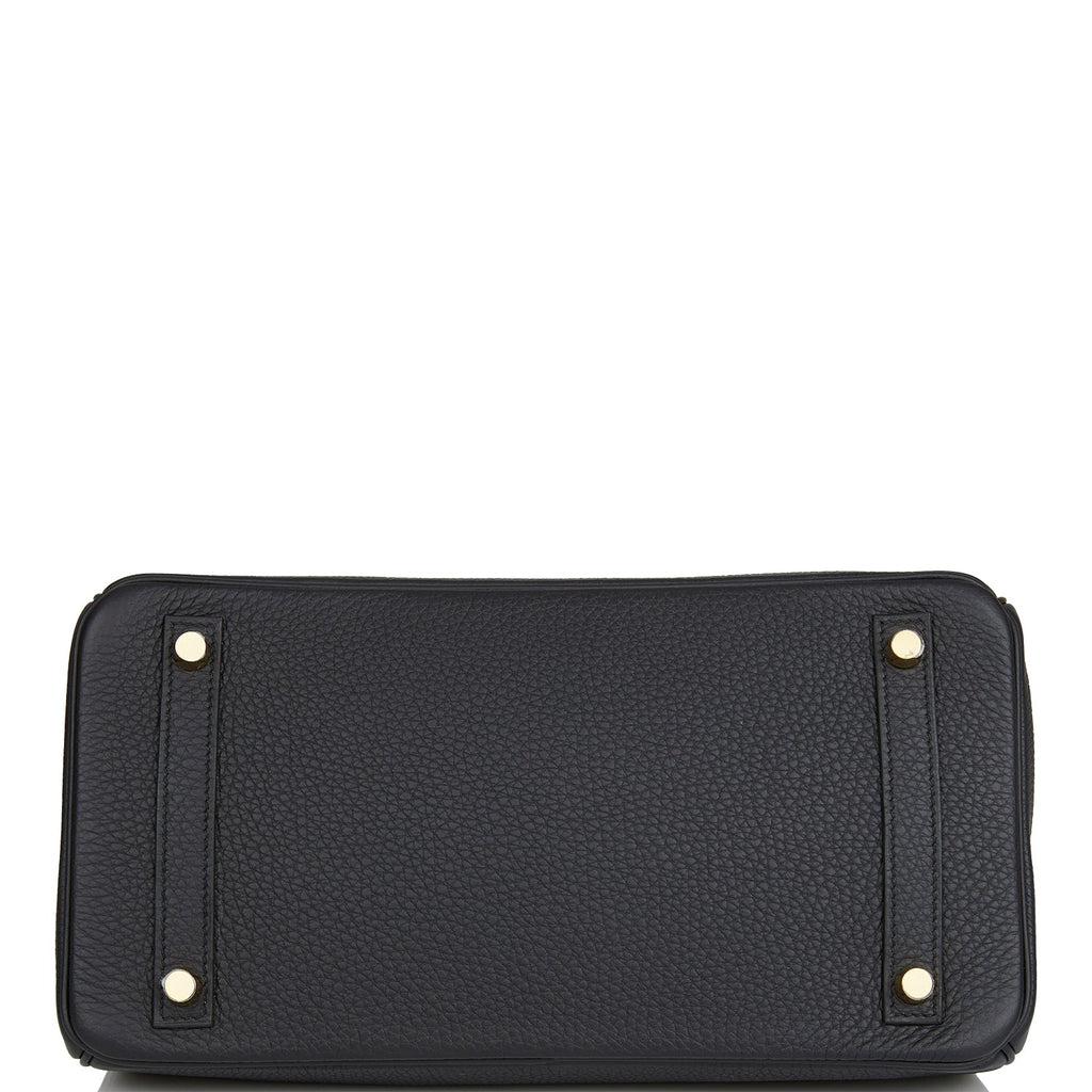Hermes Birkin 30 Black Togo Gold Hardware