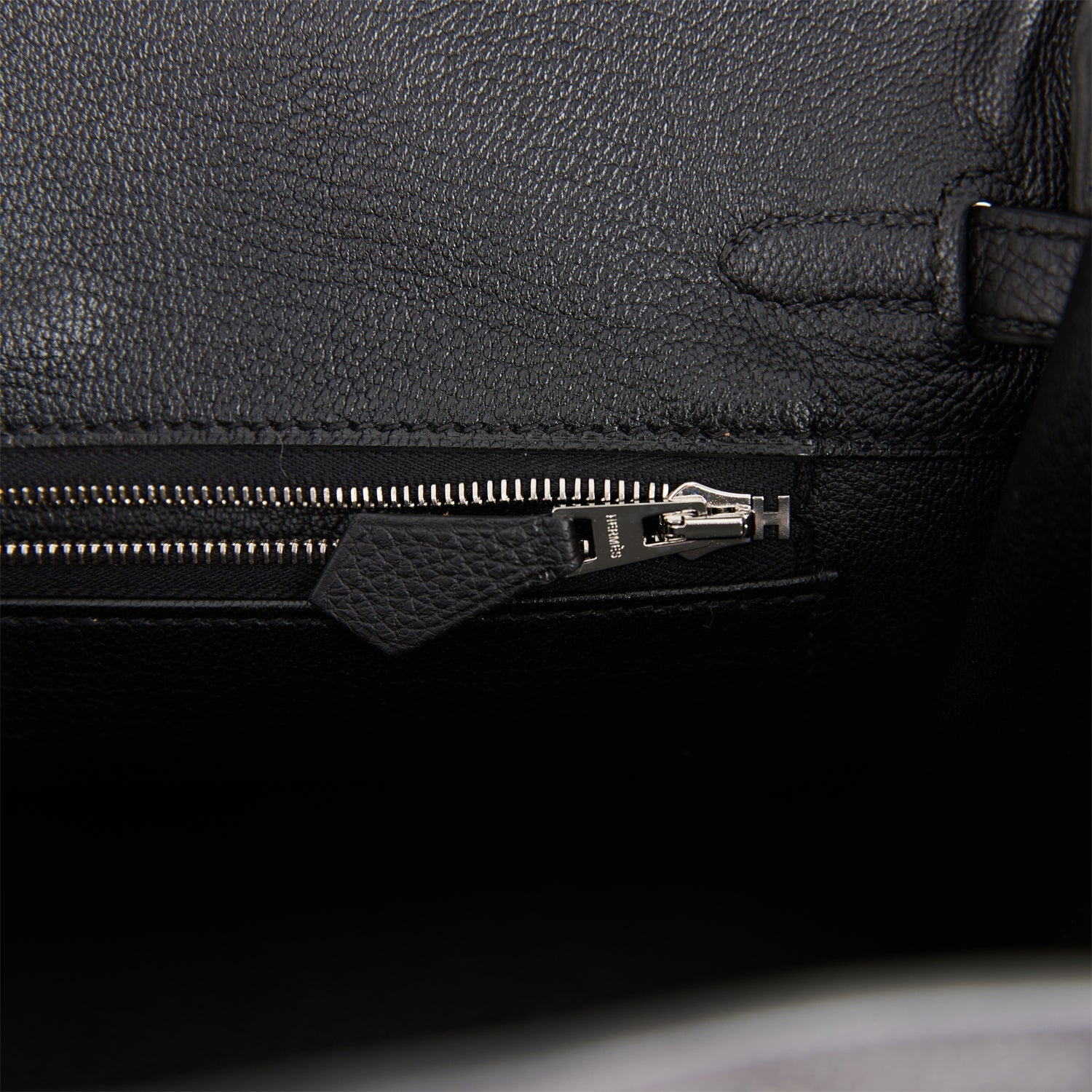 Hermes Birkin 25 Black Togo Palladium Hardware
