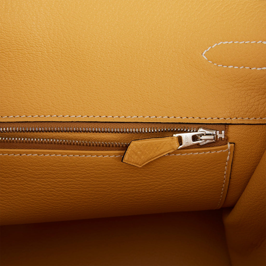 Hermes Special Order (HSS) Birkin 35 Ciel and Sable Clemence Palladium Hardware