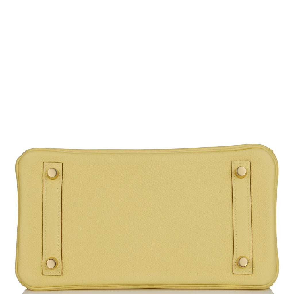 Hermes Birkin 25 Jaune Poussin Togo Gold Hardware
