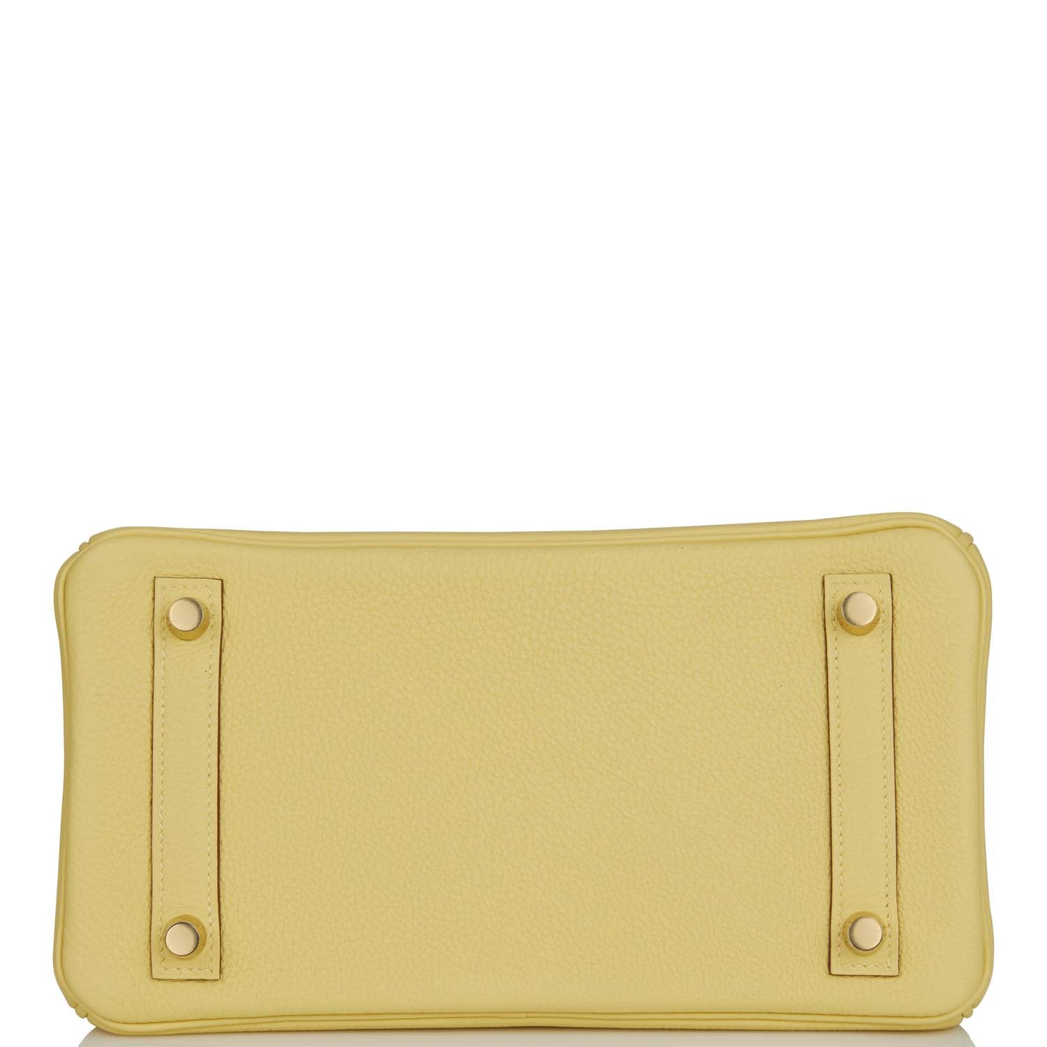 Hermes Birkin 25 Jaune Poussin Togo Gold Hardware