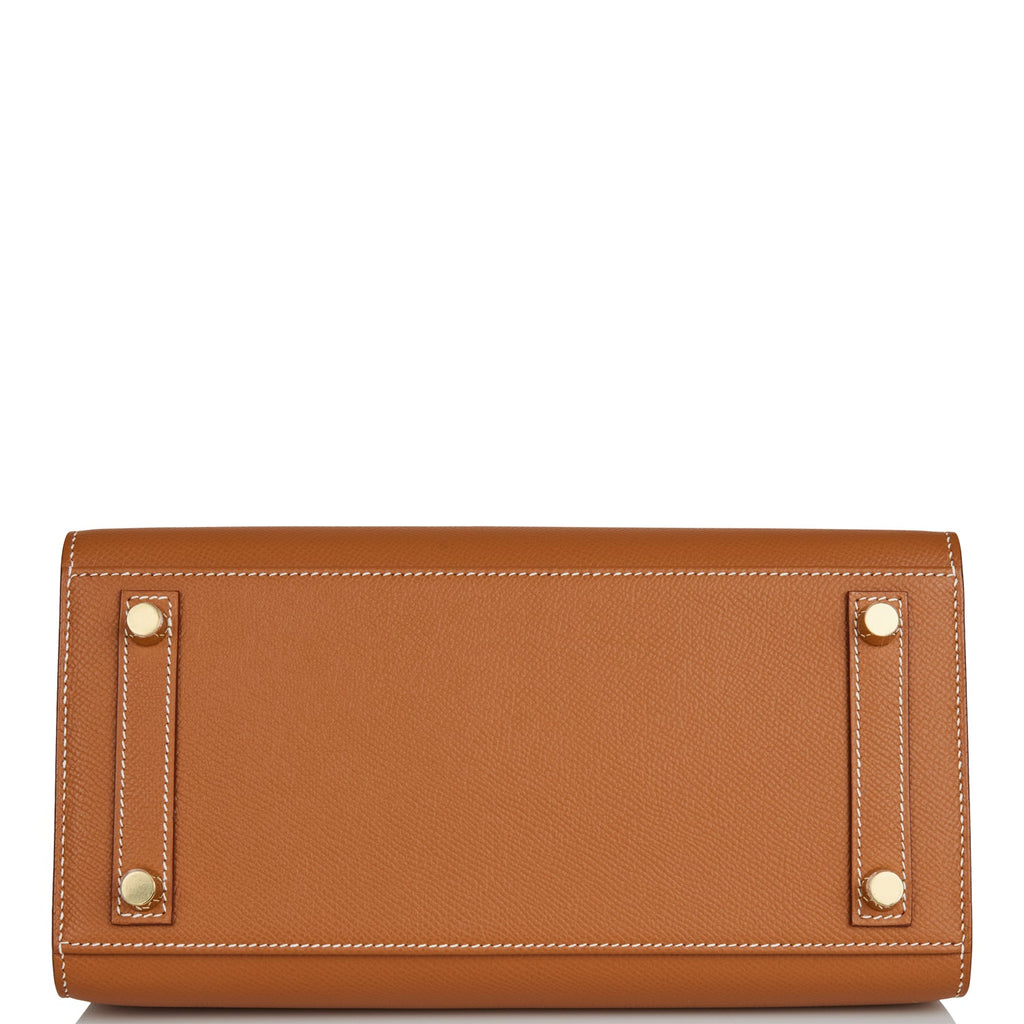 Hermes Birkin Sellier 25 Gold Epsom Gold Hardware