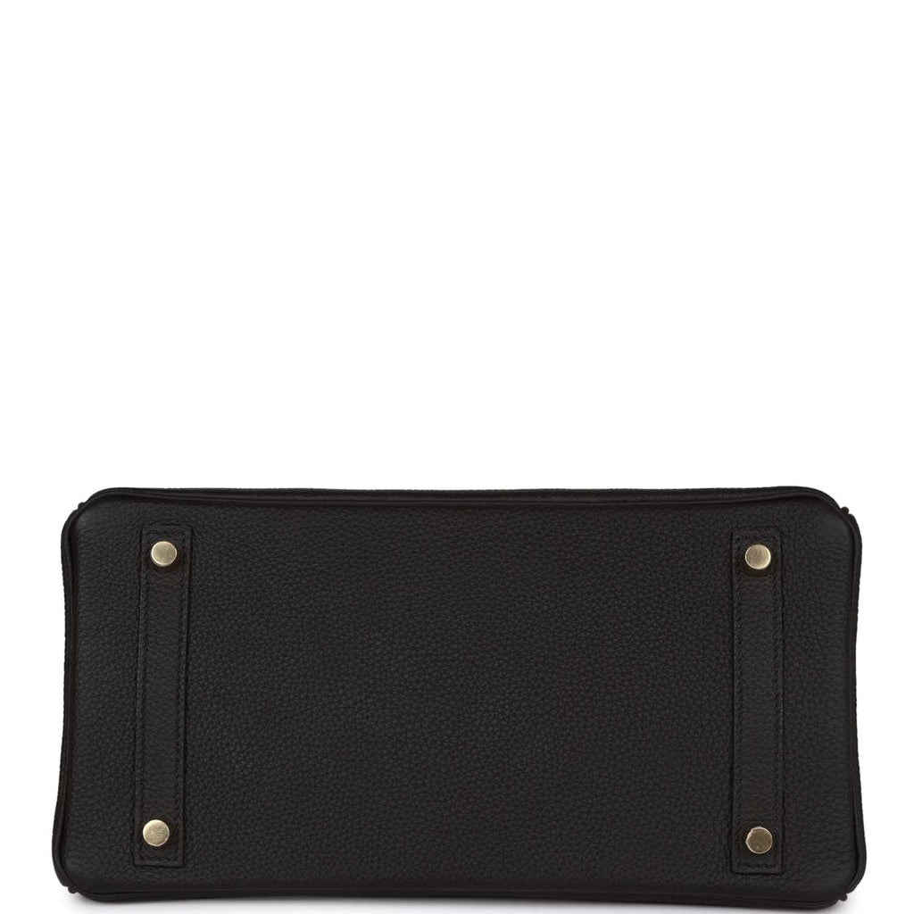 Hermes Birkin 30 Black Togo Gold Hardware