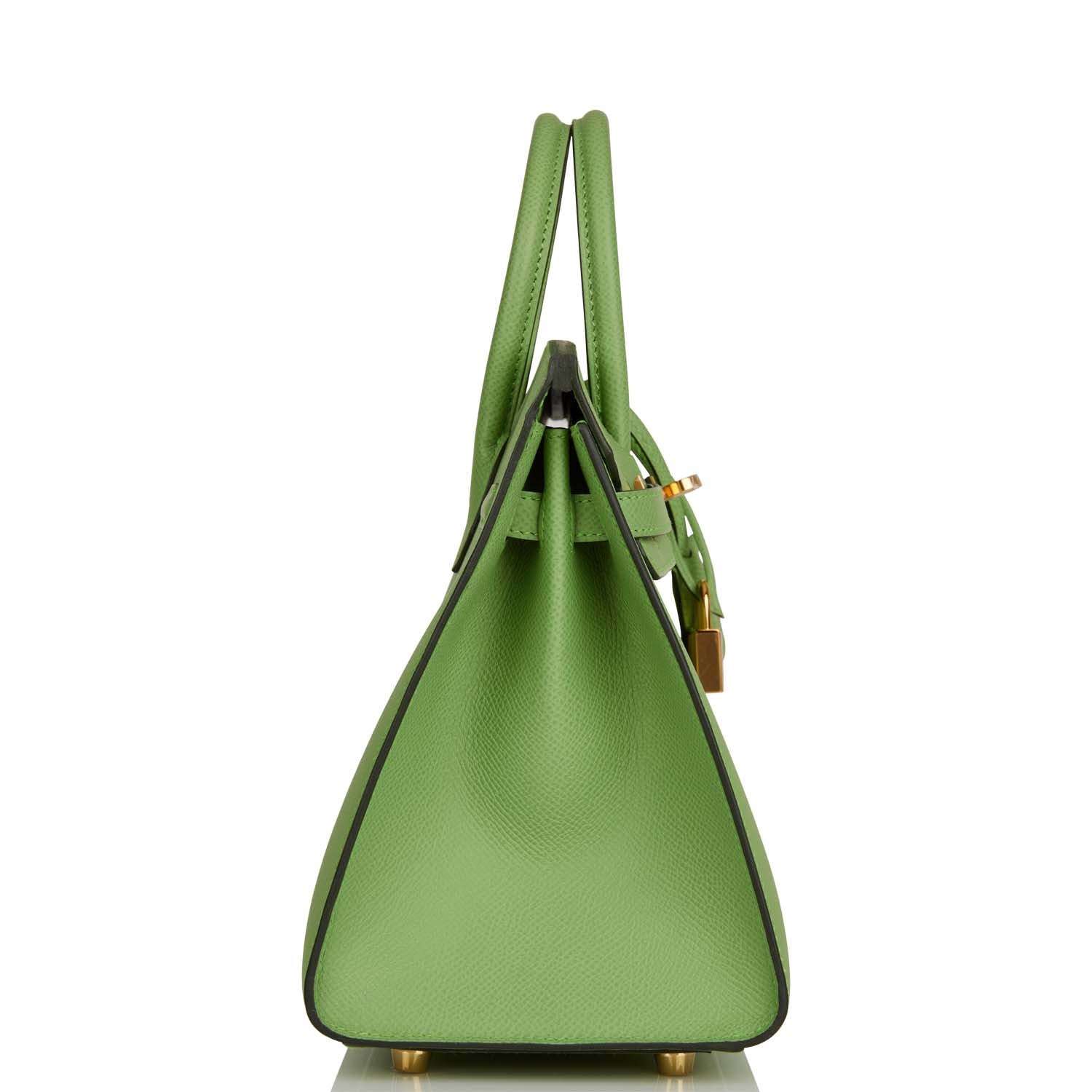 Hermes Birkin Sellier 25 Vert Criquet Epsom Gold Hardware