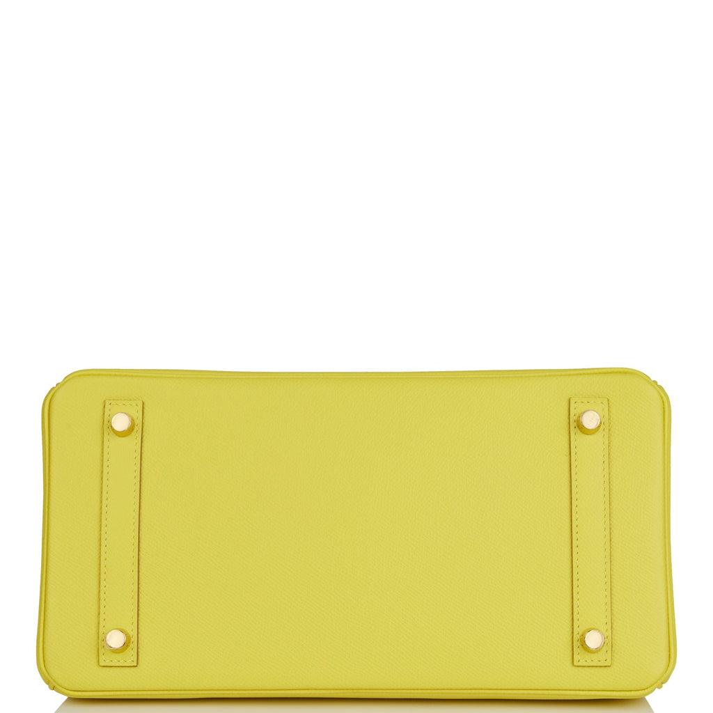 Hermes Birkin 30 Lime Epsom Gold Hardware