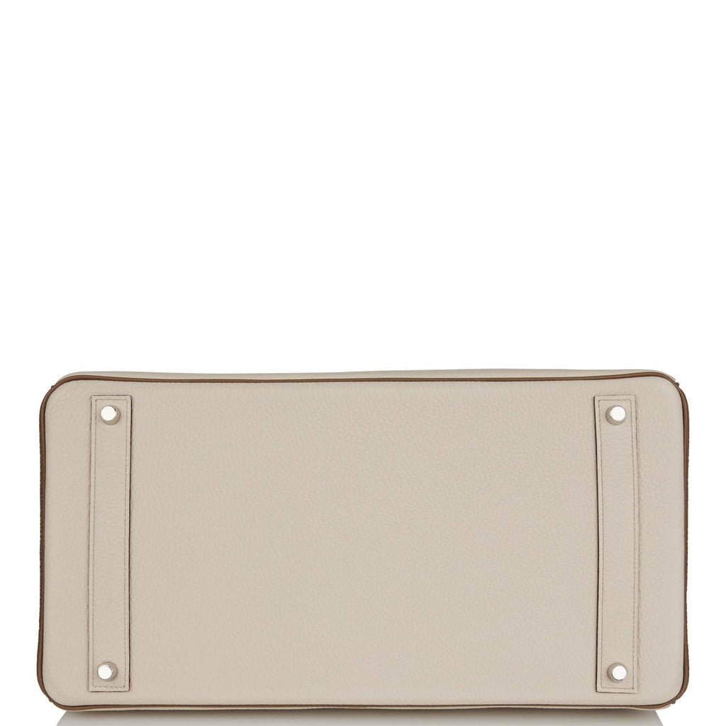 Hermes Special Order (HSS) Birkin 40 Beton and Etoupe Togo Brushed Palladium Hardware