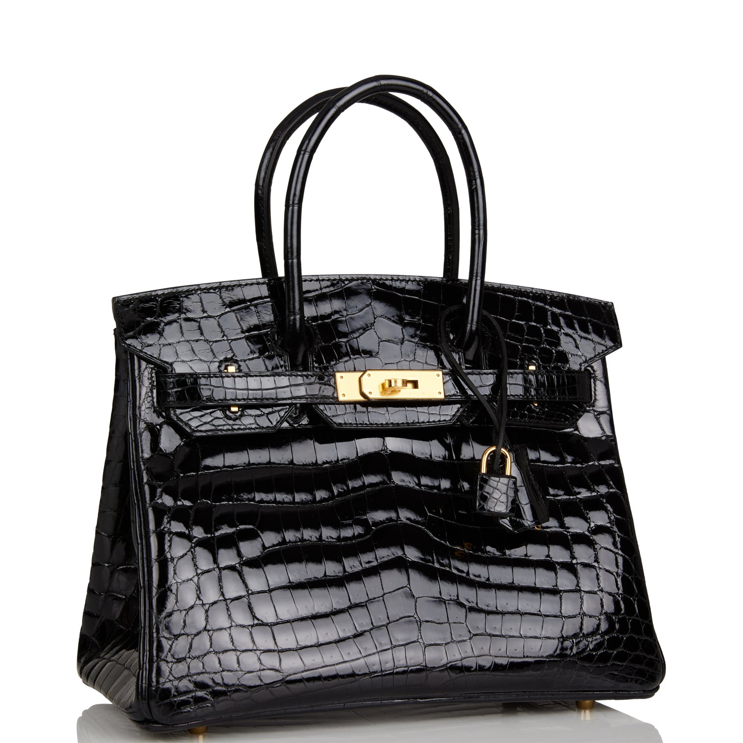 Hermes Birkin 30 Black Shiny Niloticus Crocodile Gold Hardware Payment 2 of 2