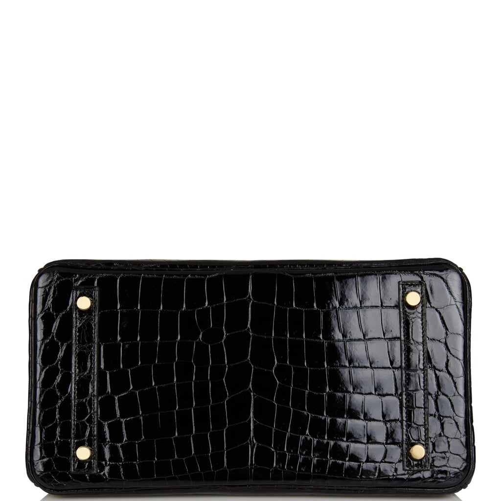 Hermes Birkin 30 Black Shiny Niloticus Crocodile Gold Hardware Payment 2 of 2