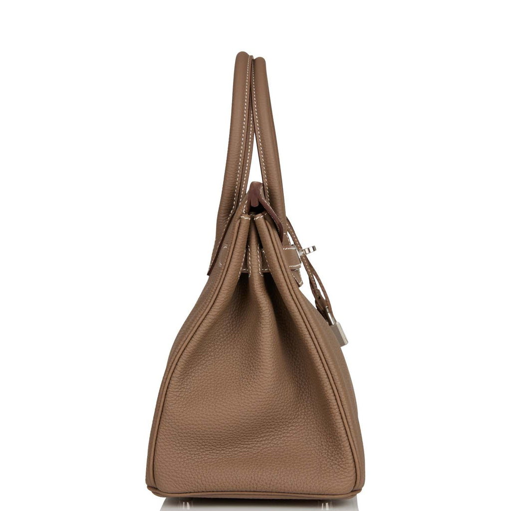 Hermes Birkin 30 Etoupe Togo Palladium Hardware