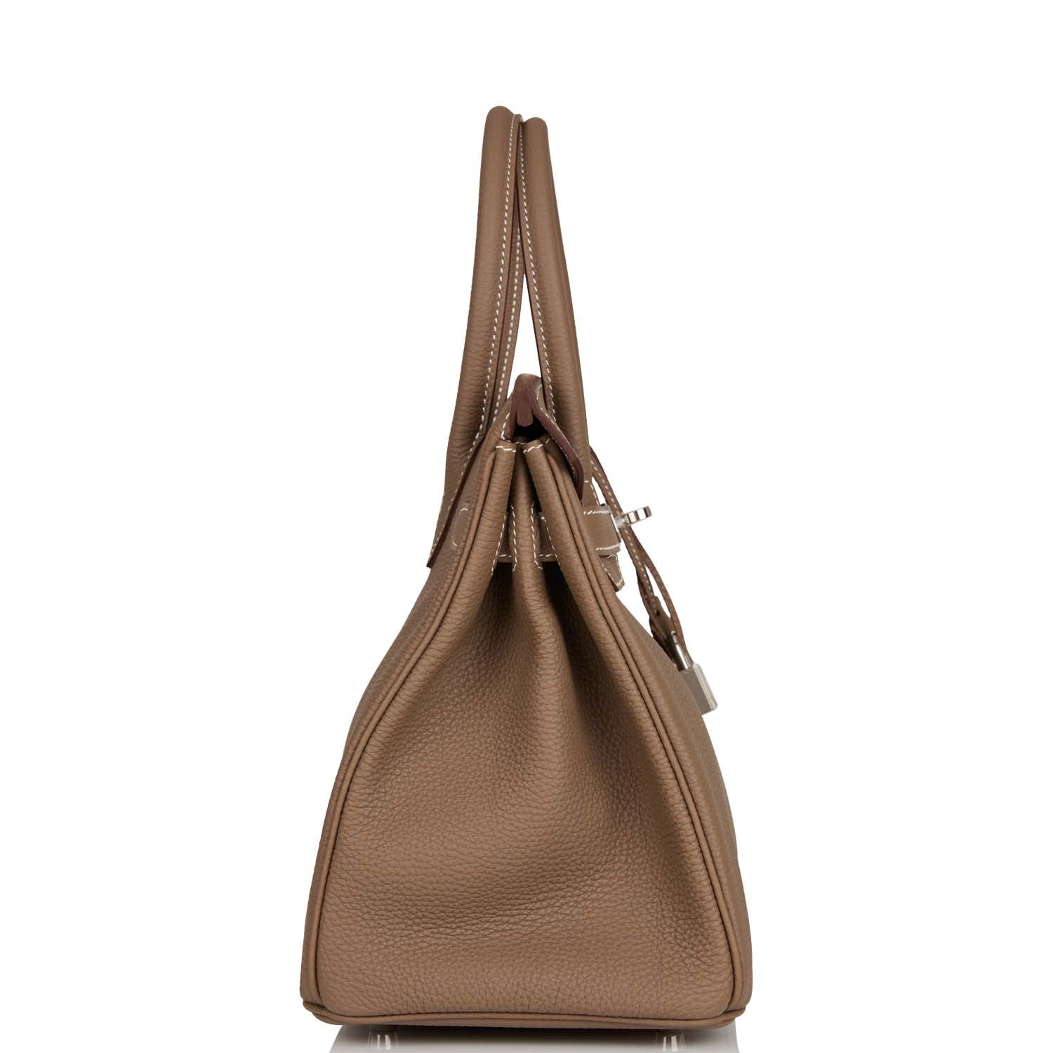 Hermes Birkin 30 Etoupe Togo Palladium Hardware