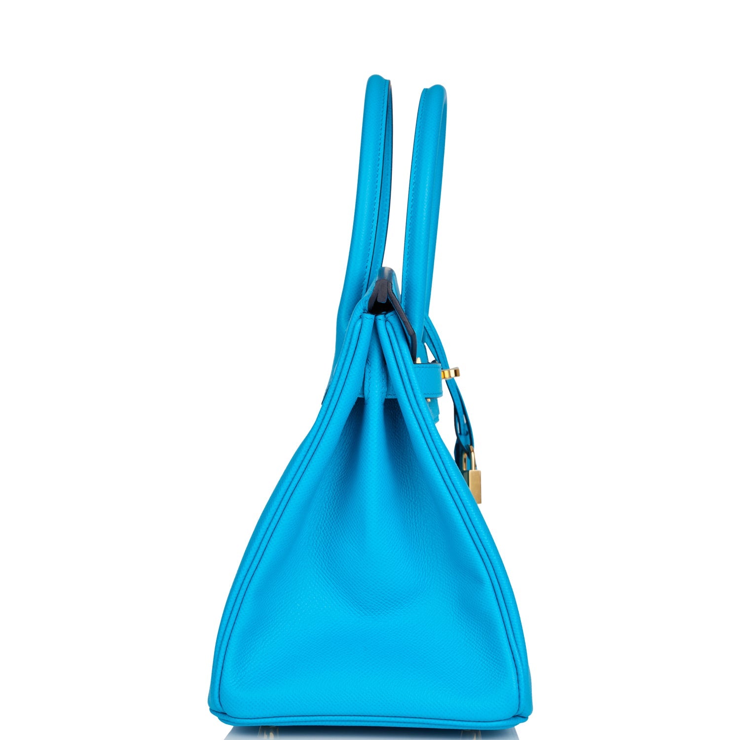 Hermes Birkin 30 Bleu Frida Epsom Gold Hardware