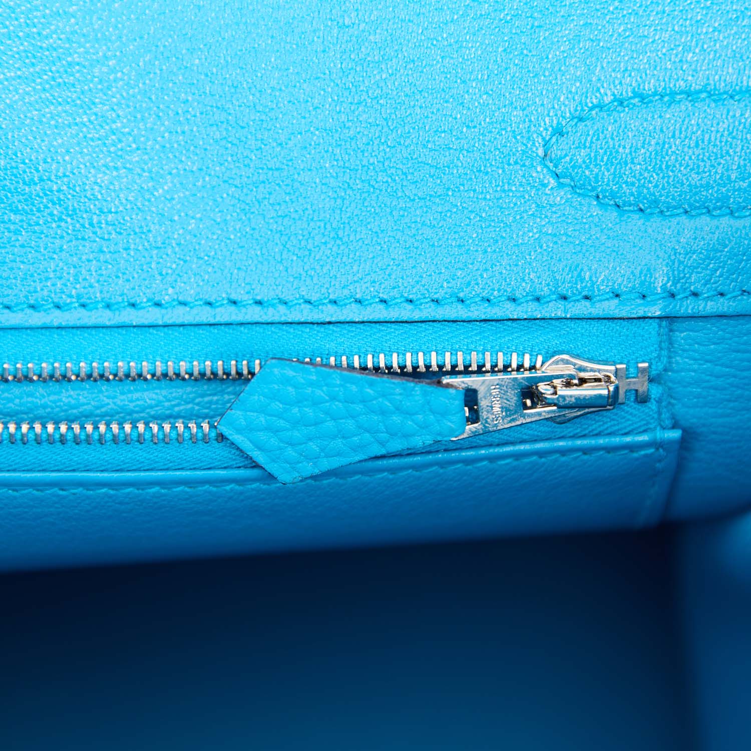 Hermes Birkin 30 Bleu Zanzibar Togo Palladium Hardware