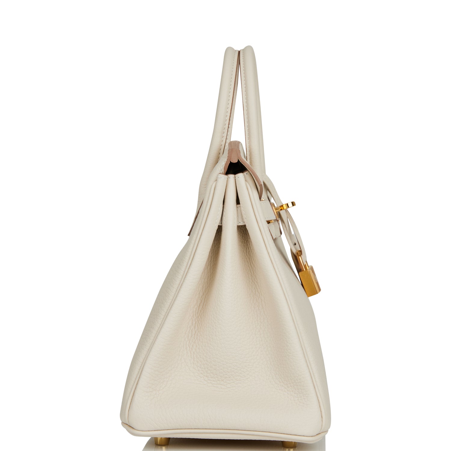 Hermes Birkin 25 Craie Togo Gold Hardware