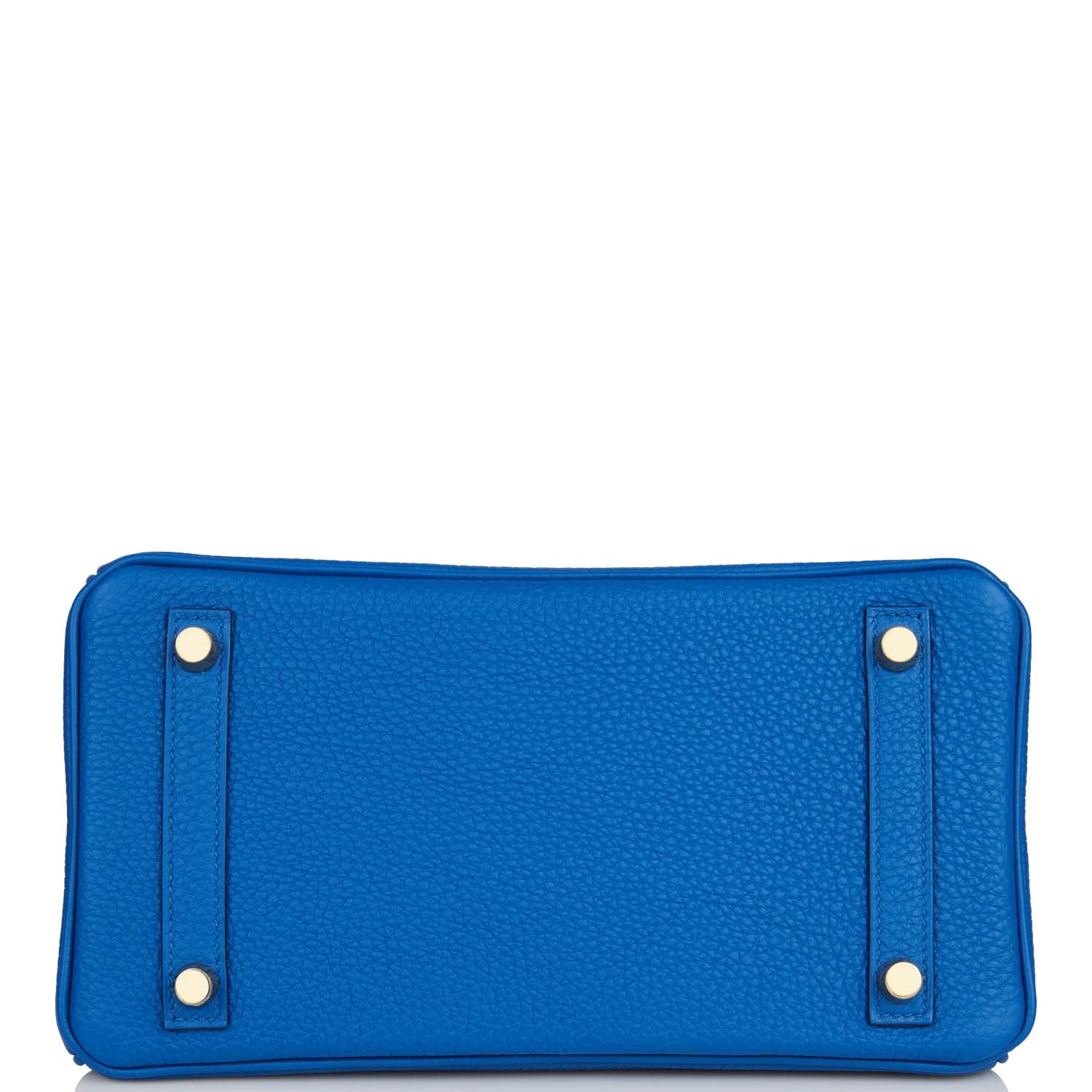 Hermes Birkin 25 Bleu France Togo Gold Hardware