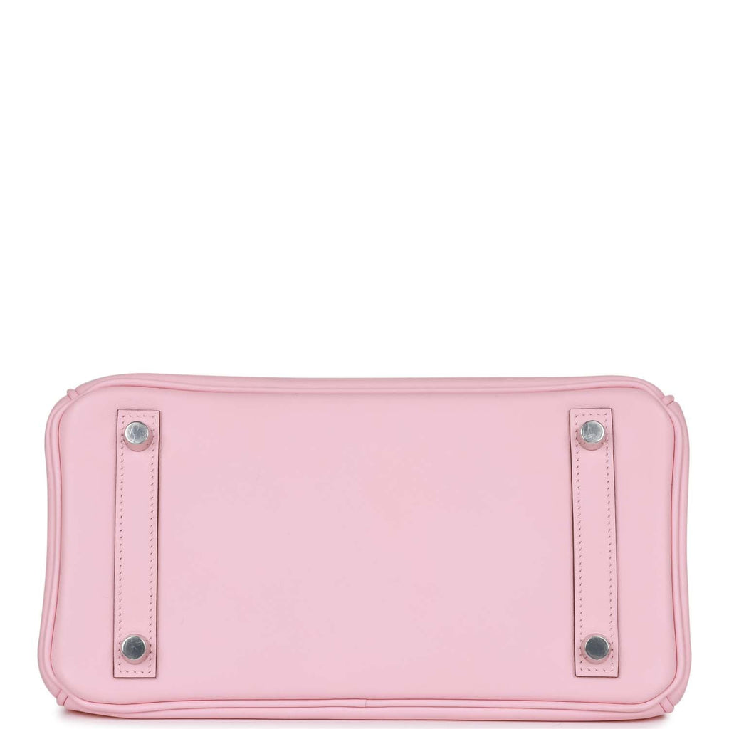 Hermes Birkin 25 Rose Sakura Swift Palladium Hardware
