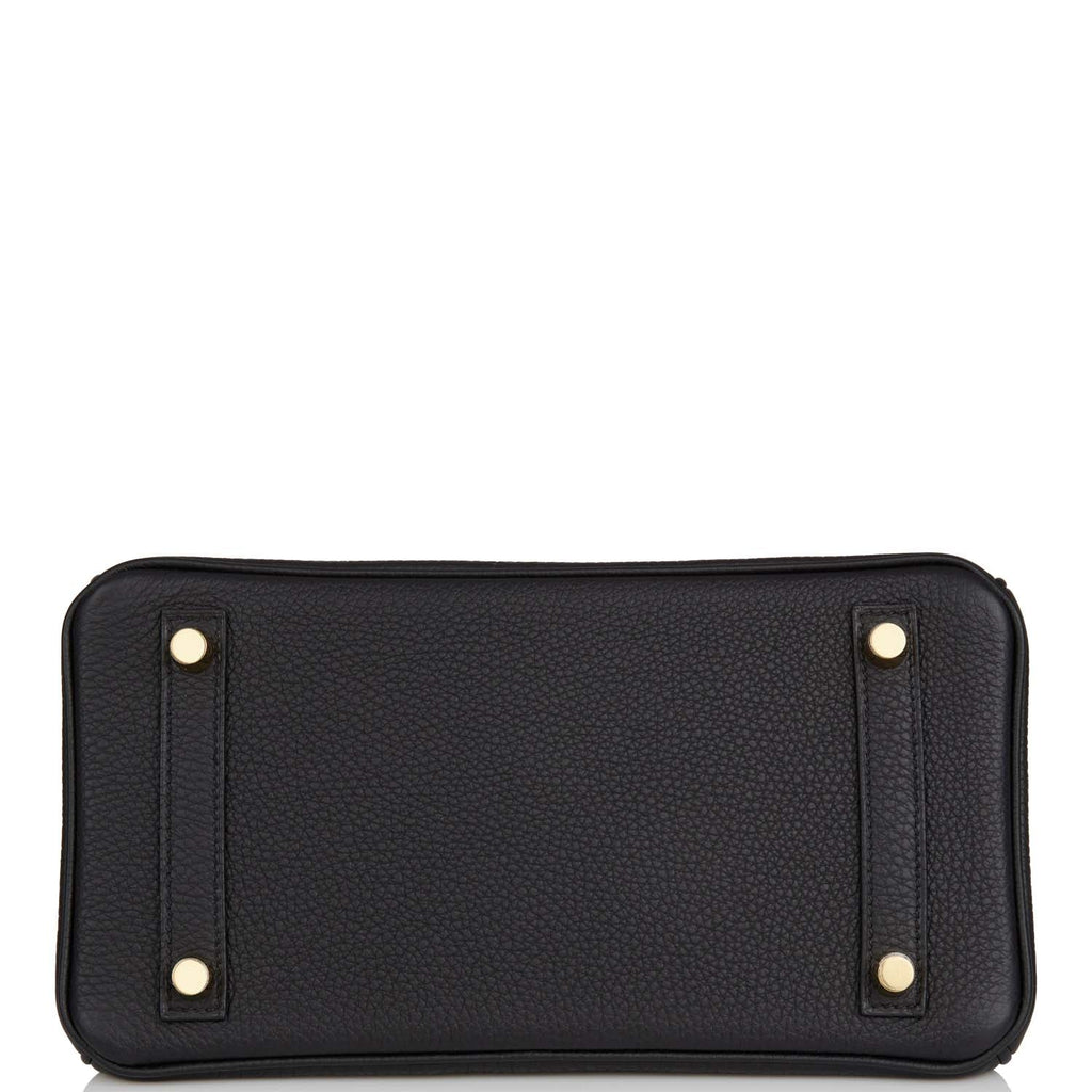 Hermes Birkin 25 Black Togo Gold Hardware