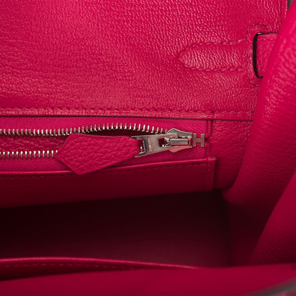 Hermes Birkin 25 Rose Mexico Togo Palladium Hardware