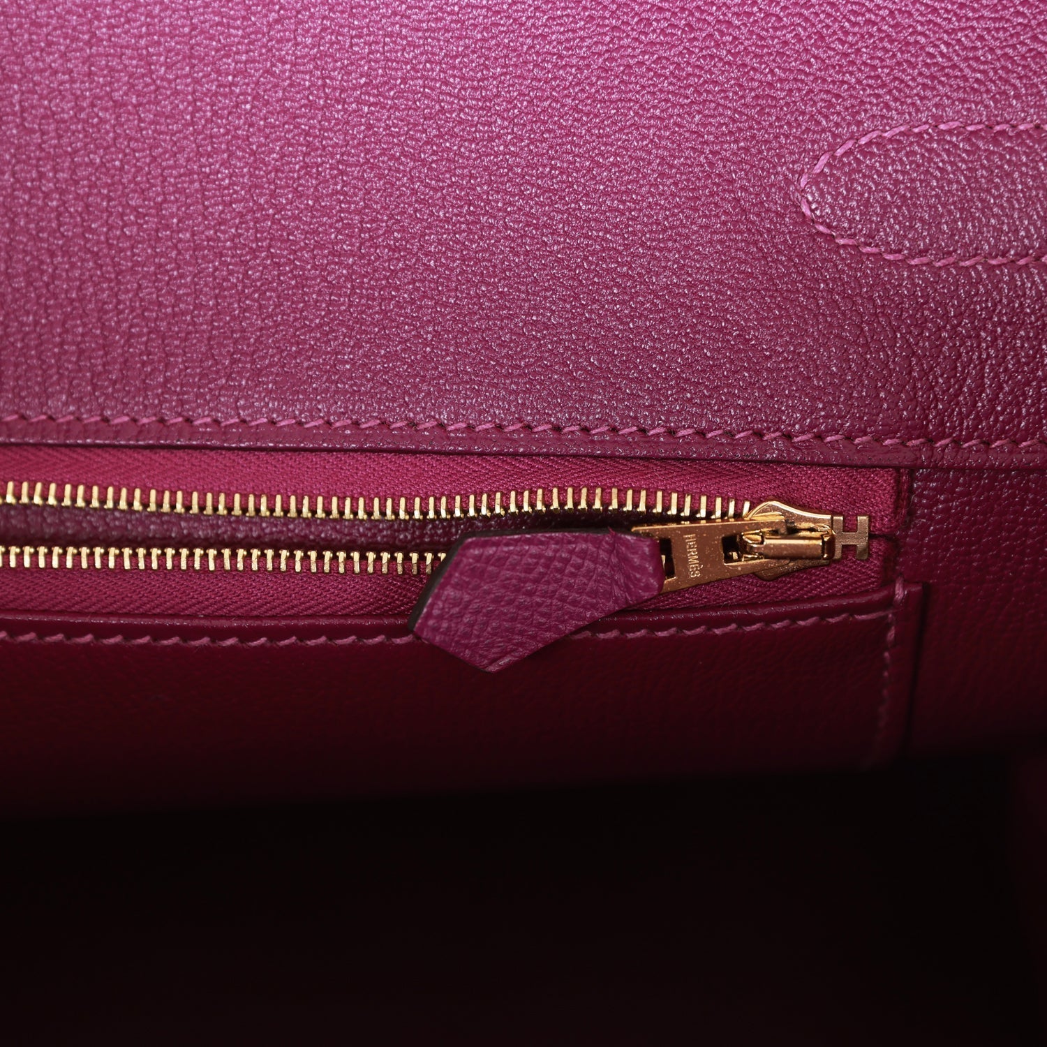 Pre-owned Hermes Birkin 35 Anemone Epsom Gold Hardware