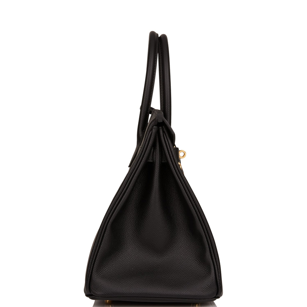 Hermes Birkin 30 Black Epsom Gold Hardware