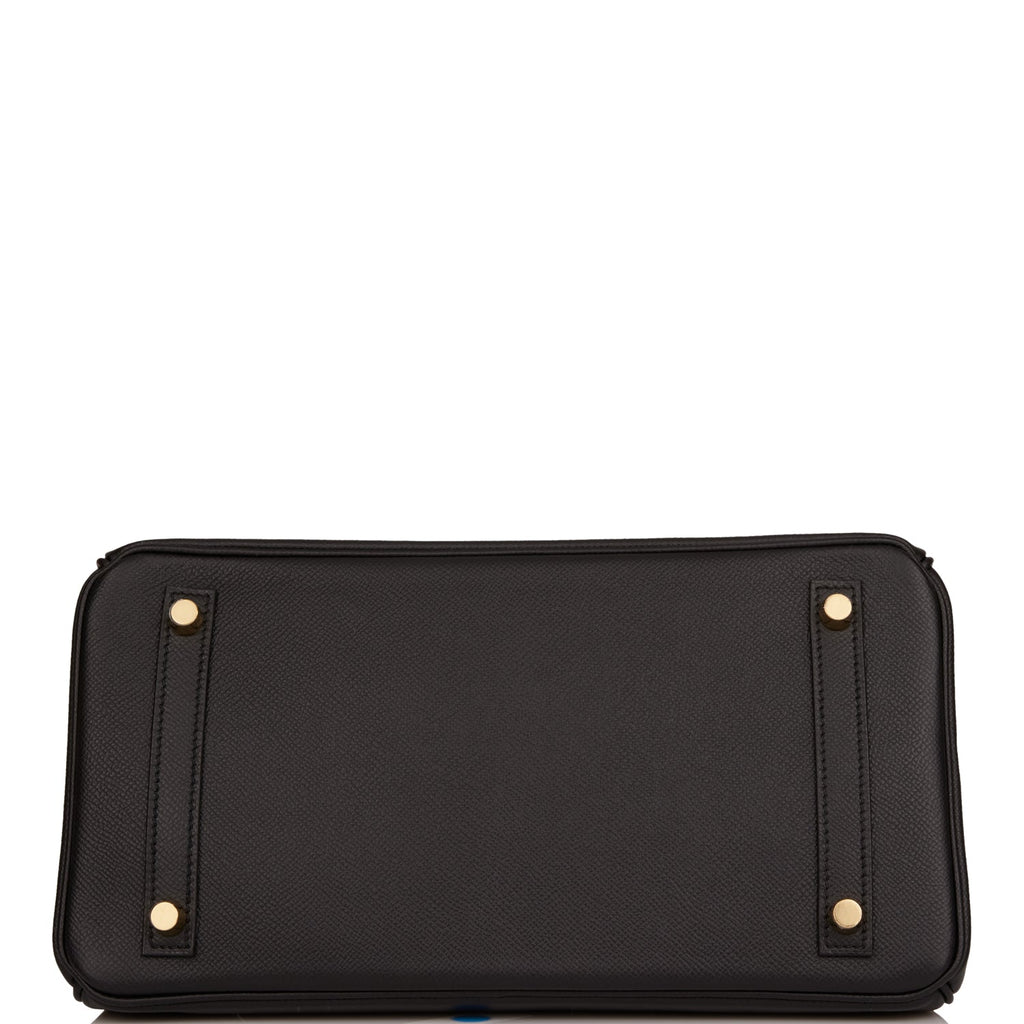 Hermes Birkin 30 Black Epsom Gold Hardware