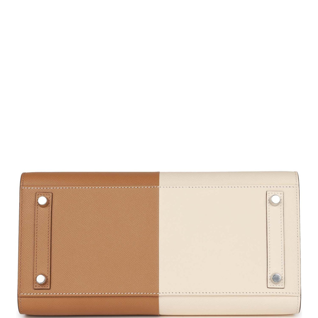 Hermes Casaque Birkin Sellier 30 Biscuit and Nata Epsom Palladium Hardware