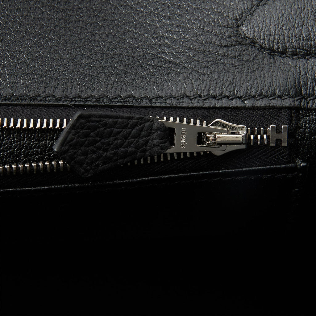 Hermes Birkin 30 Black Togo Palladium Hardware