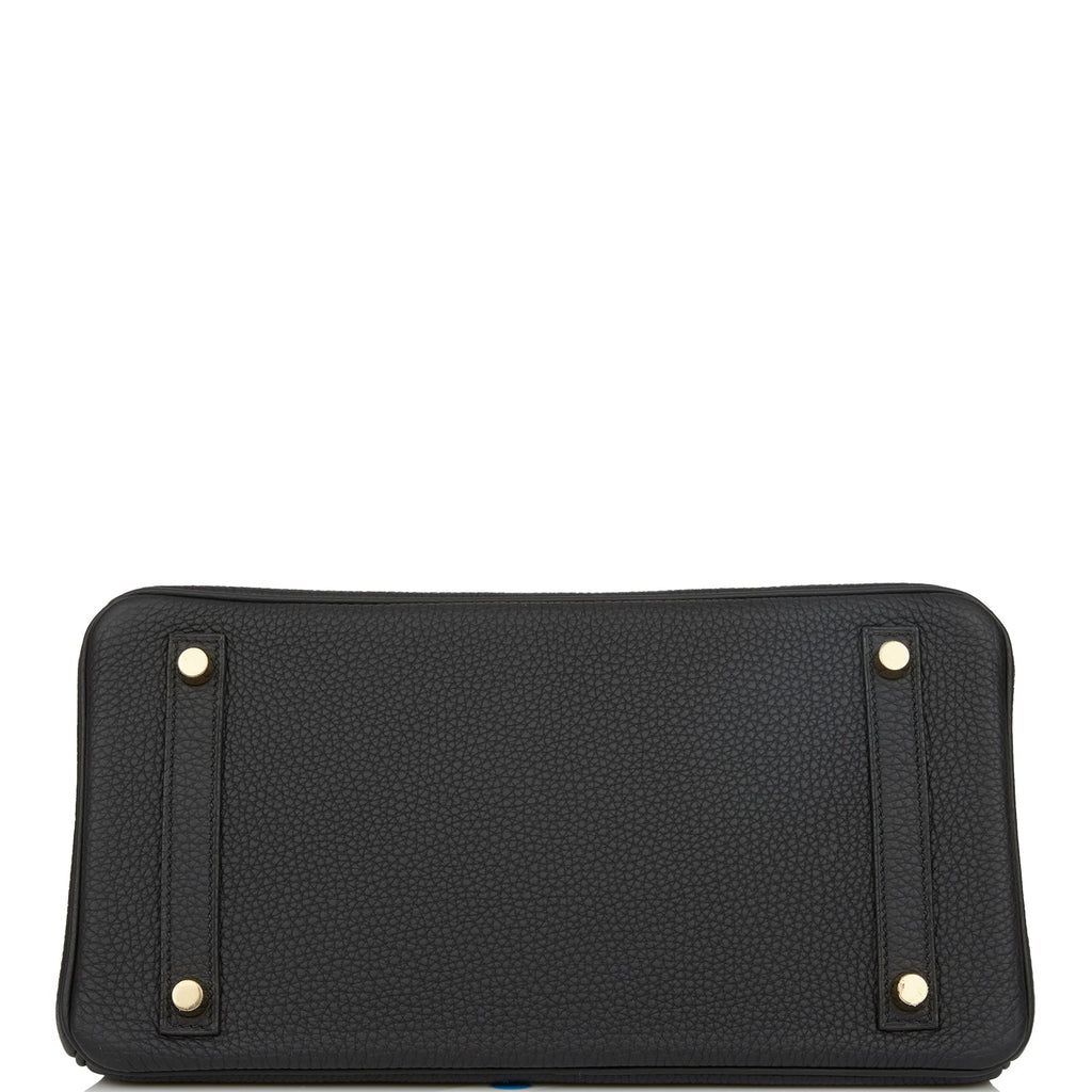 Hermes Birkin 30 Black Togo Gold Hardware