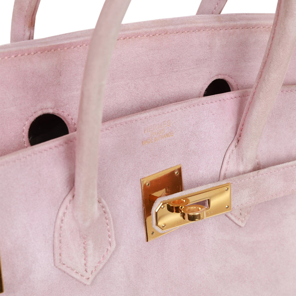 Pre-owned Vintage Hermes Birkin 35 Lilac Doblis Gold Hardware