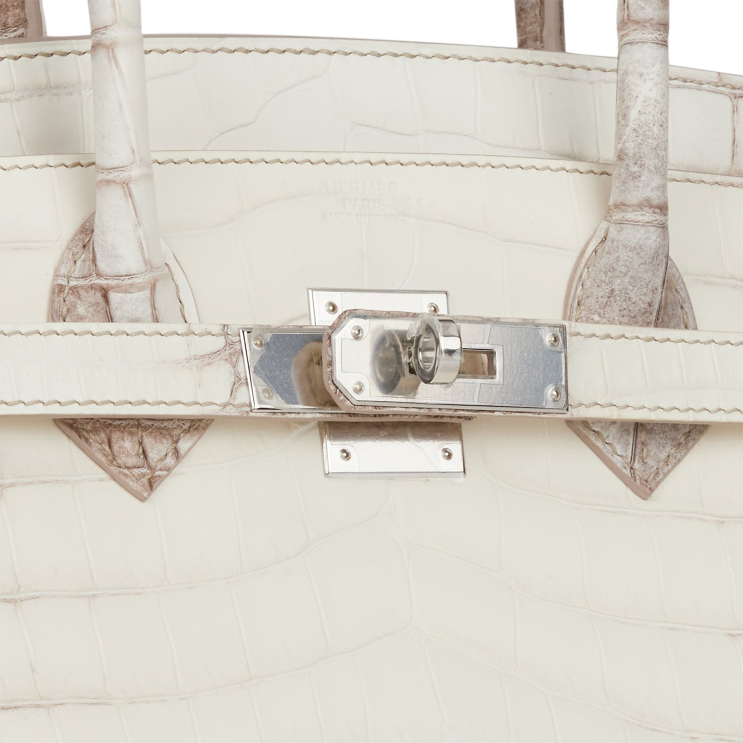 Hermes Birkin 30 Himalaya Niloticus Crocodile Palladium Hardware