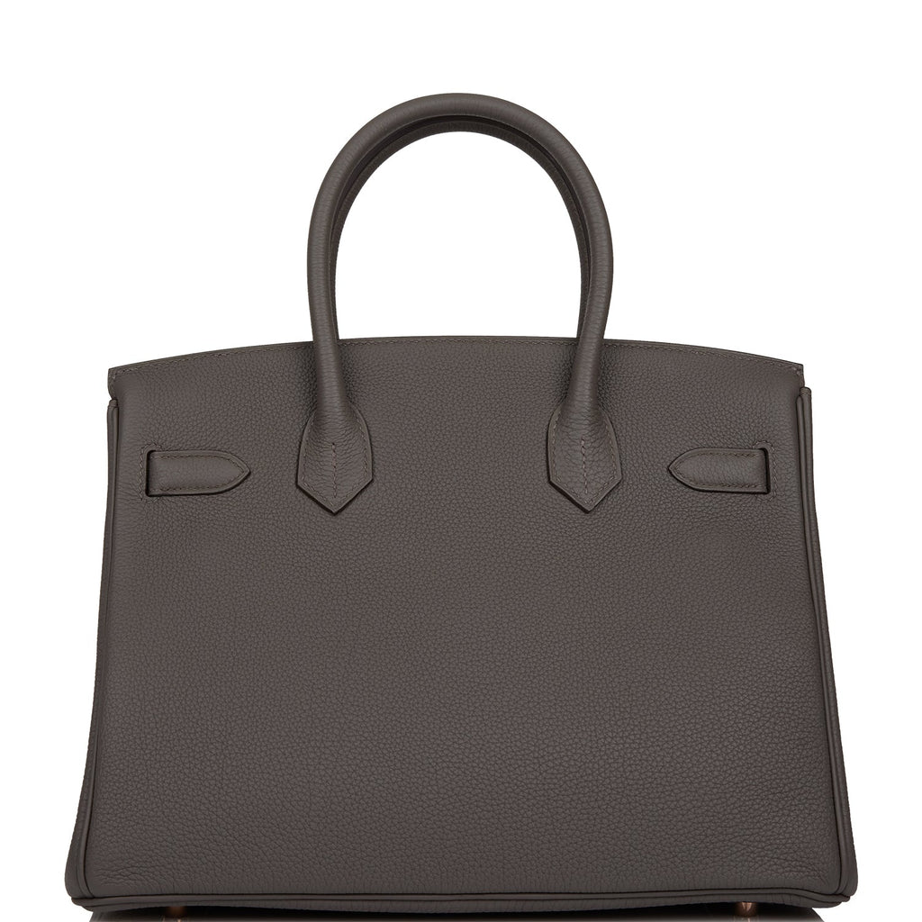 Hermes Birkin 30 Etain Togo Rose Gold Hardware