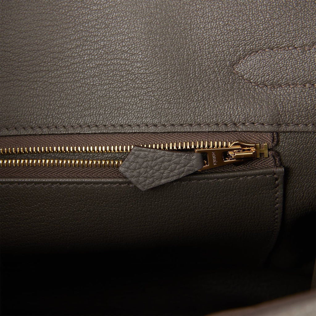 Hermes Birkin 30 Etain Togo Rose Gold Hardware