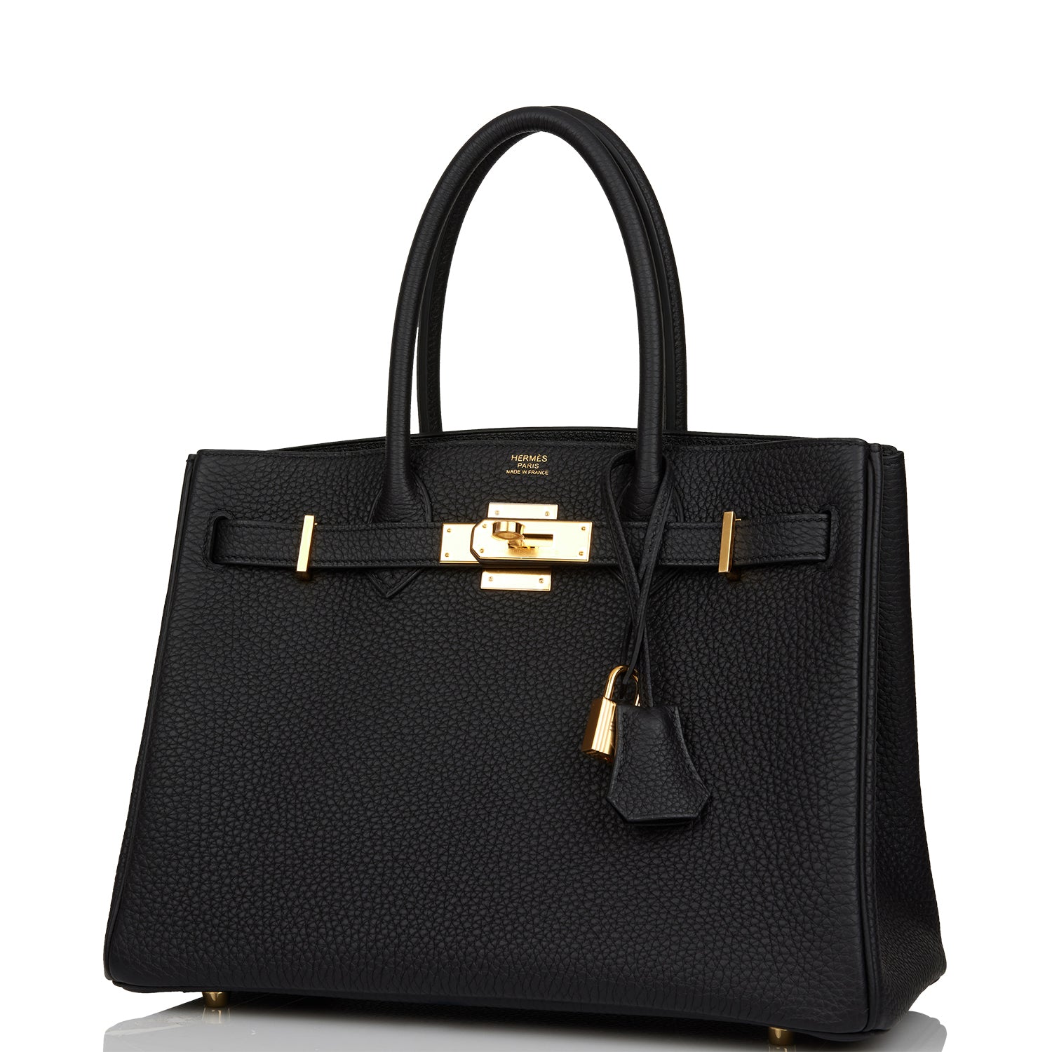 Hermes 3 En 1 Birkin 30 Black Togo and Swift Gold Hardware