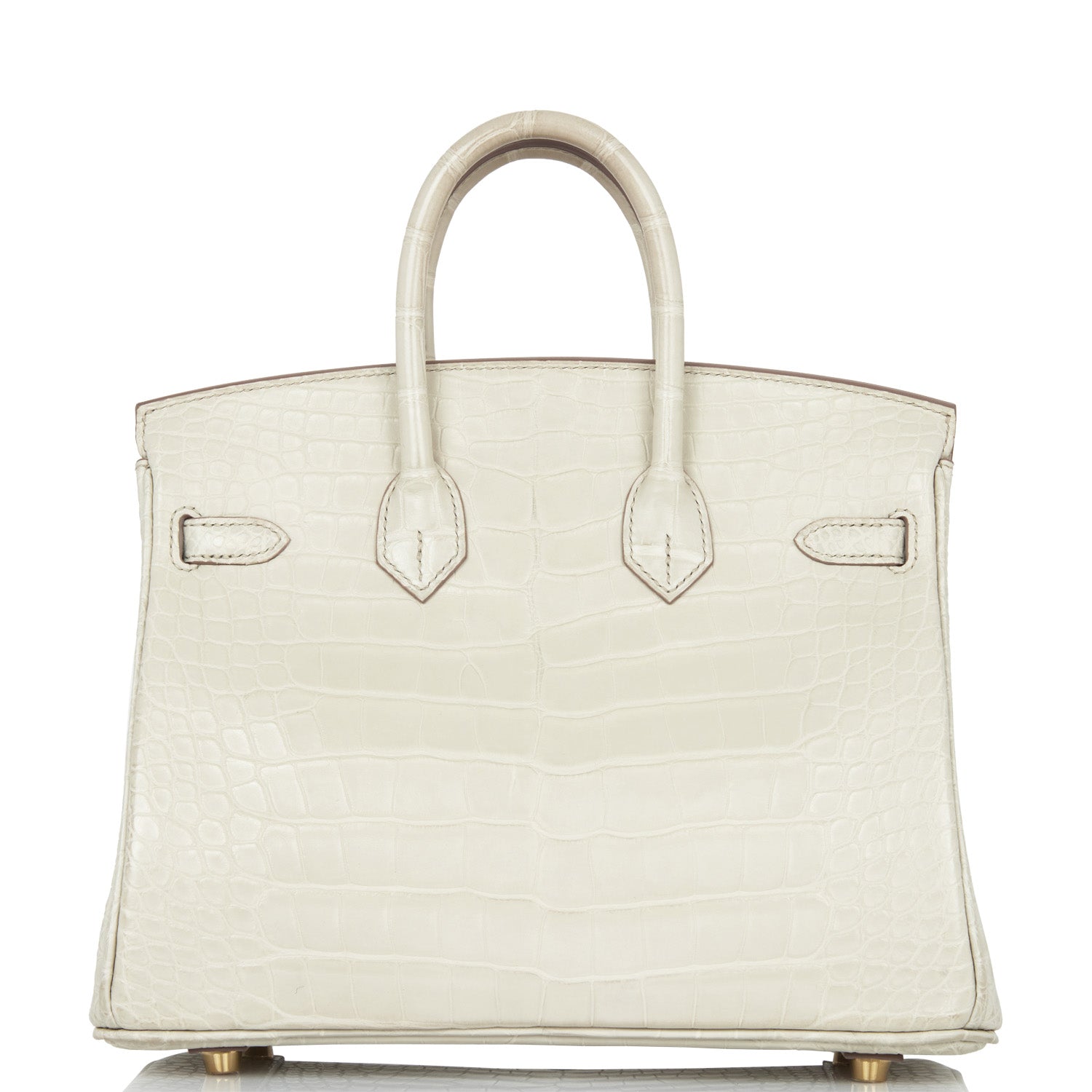 Hermes Birkin 25 Beton Matte Alligator Gold Hardware