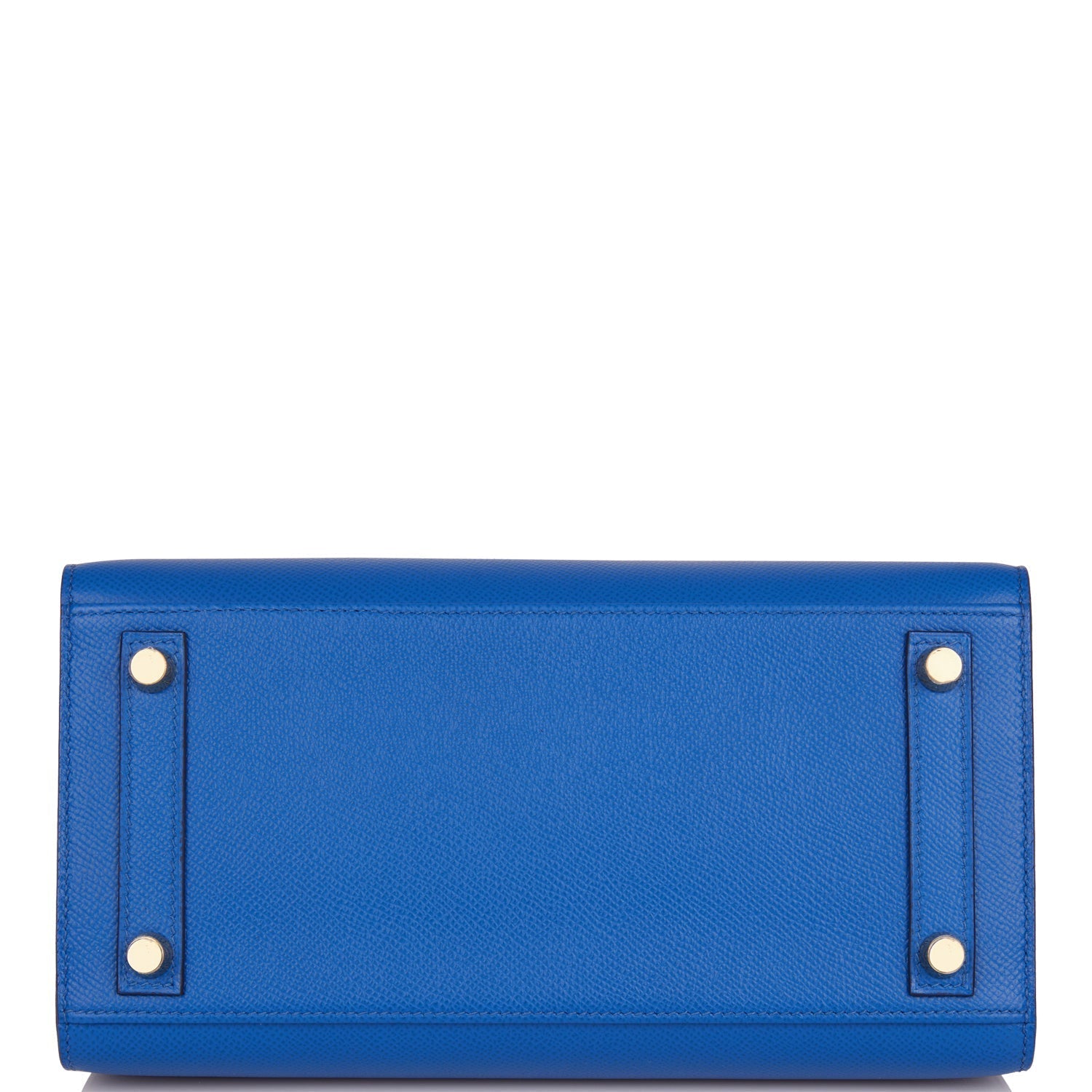 Hermes Birkin Sellier 25 Bleu France Epsom Gold Hardware
