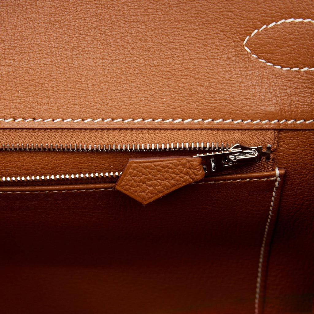 Hermes Birkin 35 Gold Togo Palladium Hardware