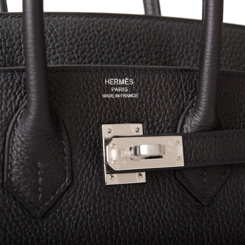 Hermes Black Togo Birkin 25cm Palladium Hardware