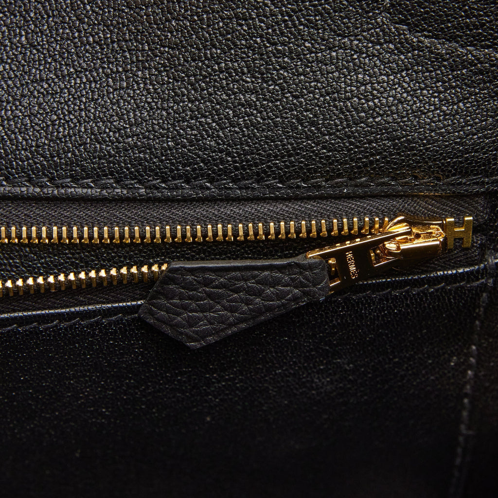 Hermes Birkin 35 Black Togo Rose Gold Hardware